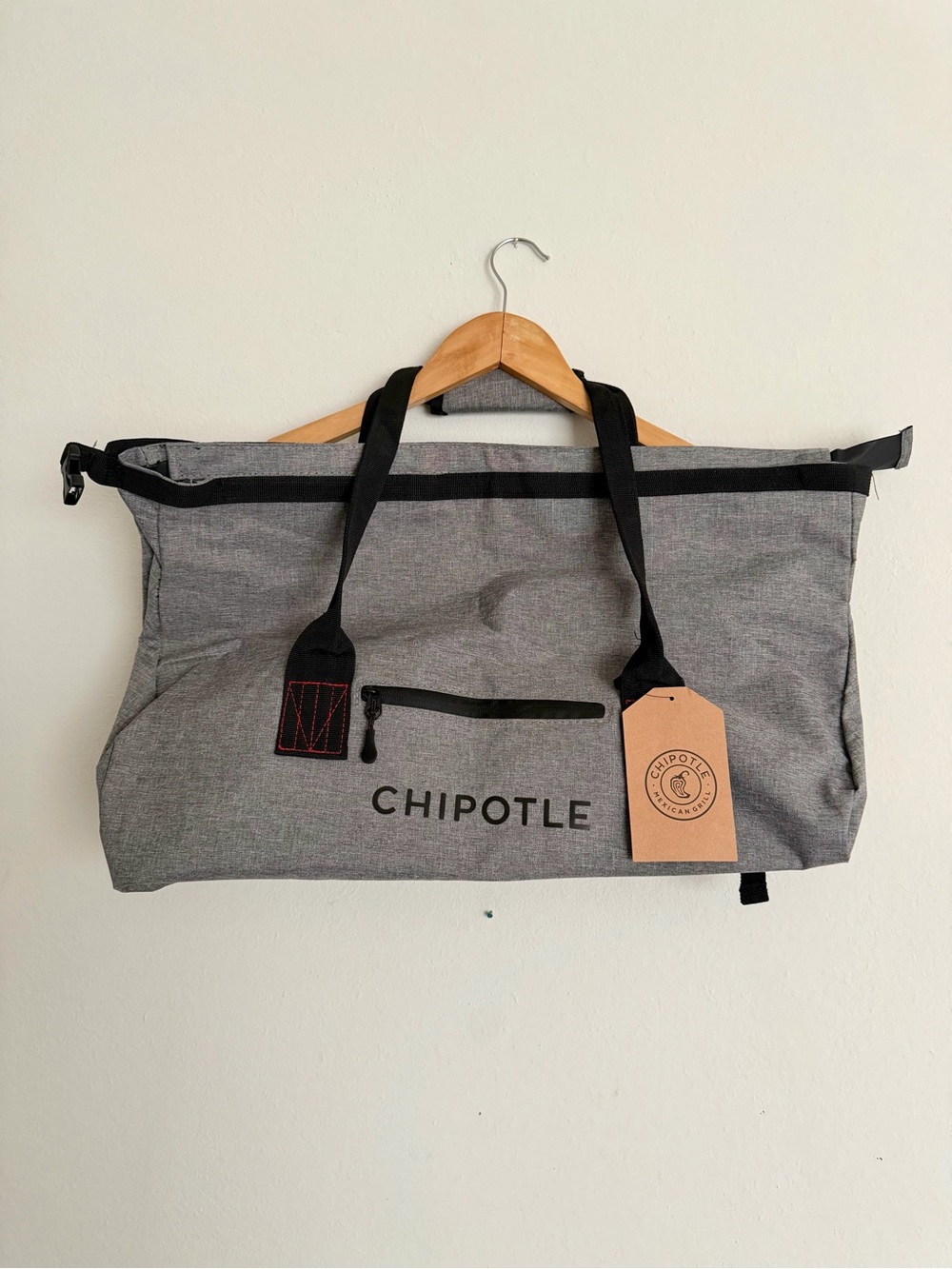 Chipotle’s Gray Travel Duffel Bag - Men's Carryall